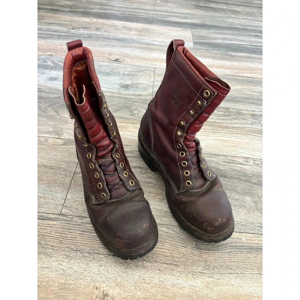 VTG Herman Survivors Work Boots 8.5 -9 Insulated 20 Degree Logger Gorp 70s 80s